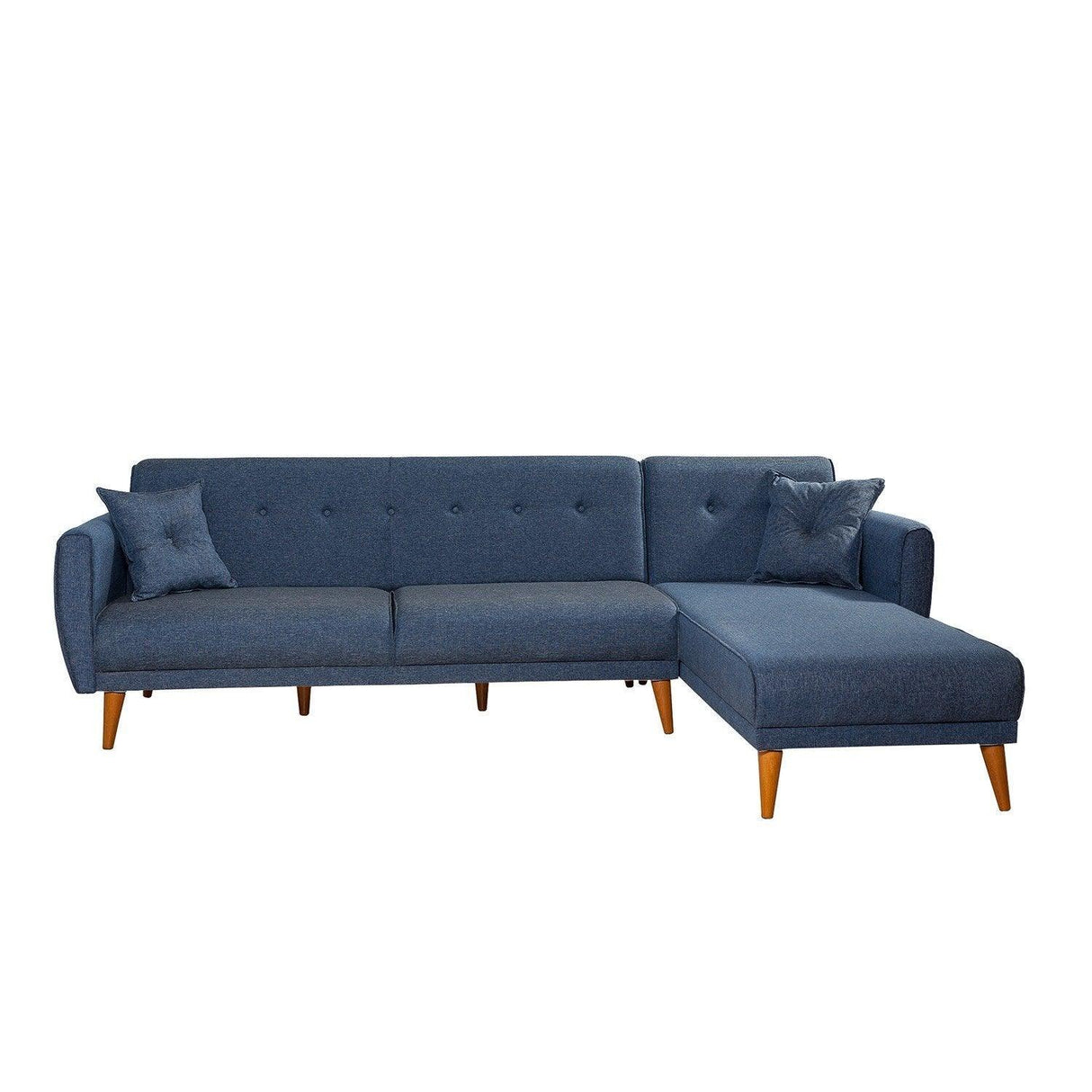 Canapea extensibilă Aria, Colț, Diverse culori, 277x175x86 cm - Albastru închis | SKU: 867UNQ1412 | Canapea extensibilă Aria, Colț, 277x175x86 cm, varianta Albastru închis, produs pentru amenajarea locuinței, disponibil online în România la CasaMob