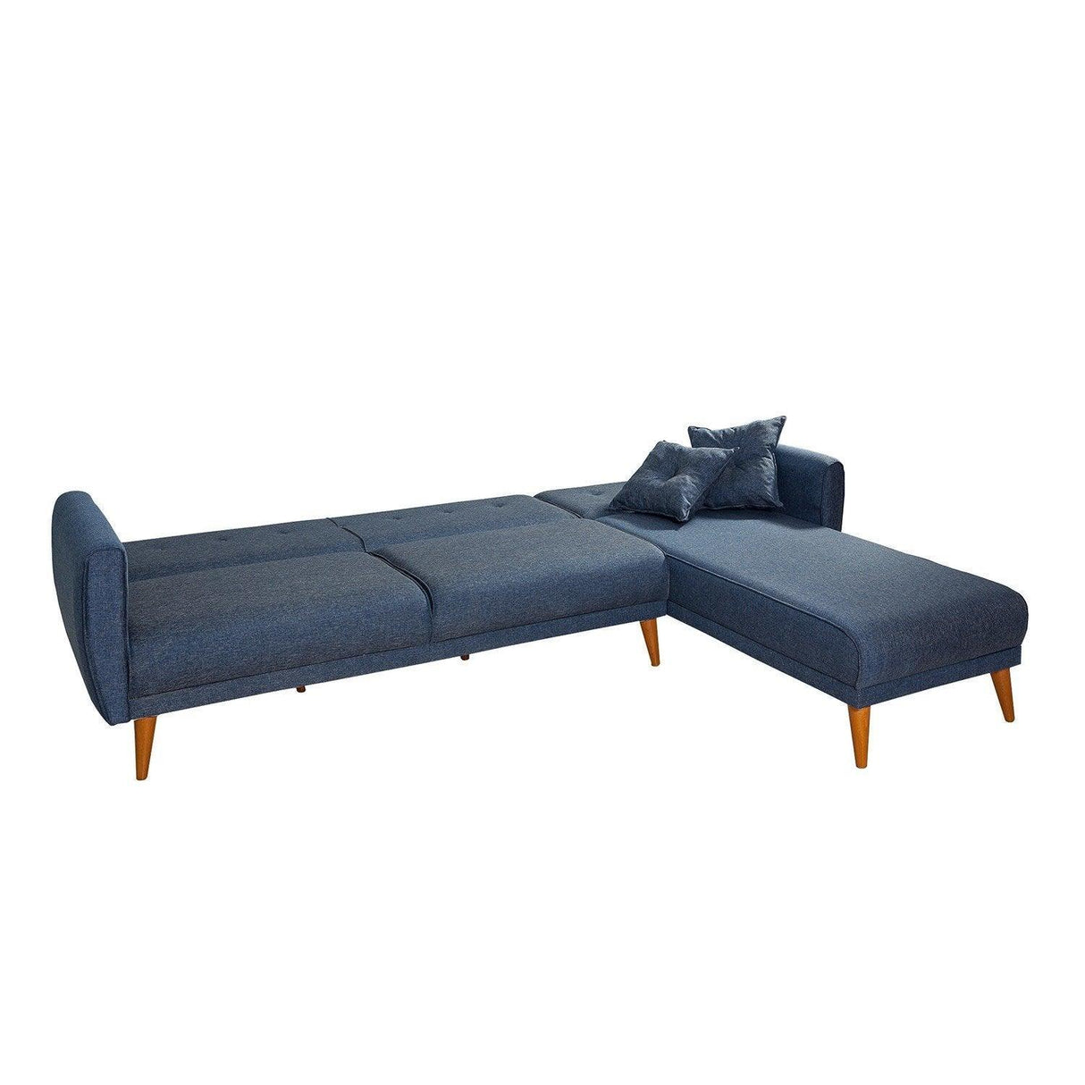 Canapea extensibilă Aria, Colț, Diverse culori, 277x175x86 cm - Albastru închis | SKU: 867UNQ1412 | Canapea extensibilă Aria, Colț, 277x175x86 cm, varianta Albastru închis, produs pentru amenajarea locuinței, disponibil online în România la CasaMob