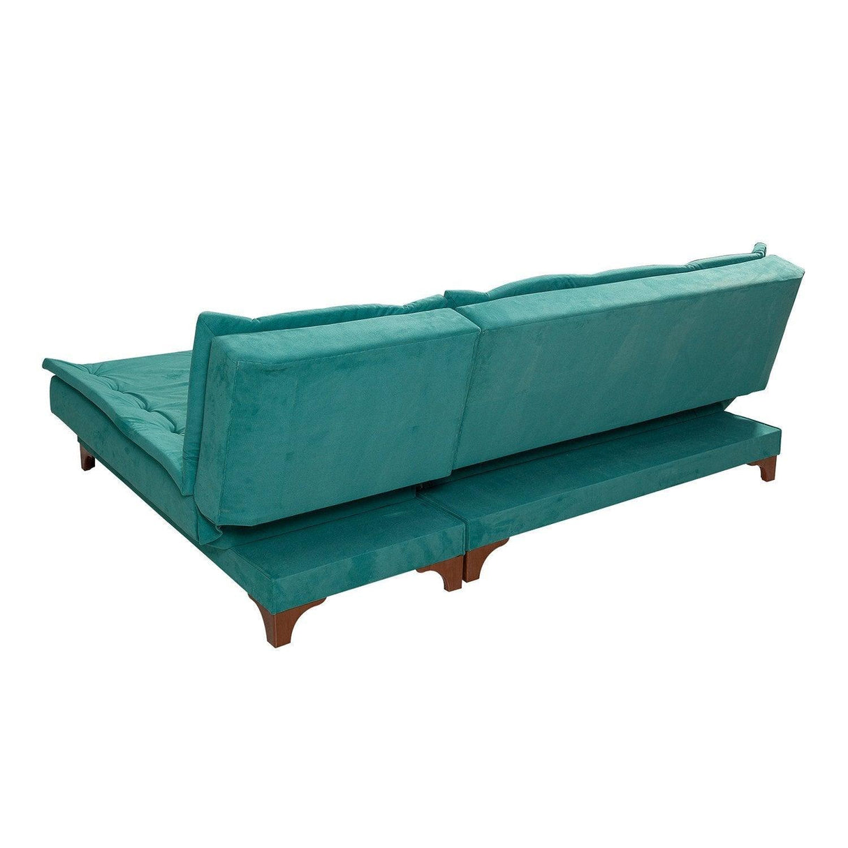 Canapea extensibilă de colț Kelebek Dreapta, Diverse culori, 225x160x86 cm - Verde | SKU: 867UNQ1422 | Canapea extensibilă de colț Kelebek Dreapta, 225x160x86 cm, varianta Verde, produs pentru amenajarea locuinței, disponibil online în România la CasaMob