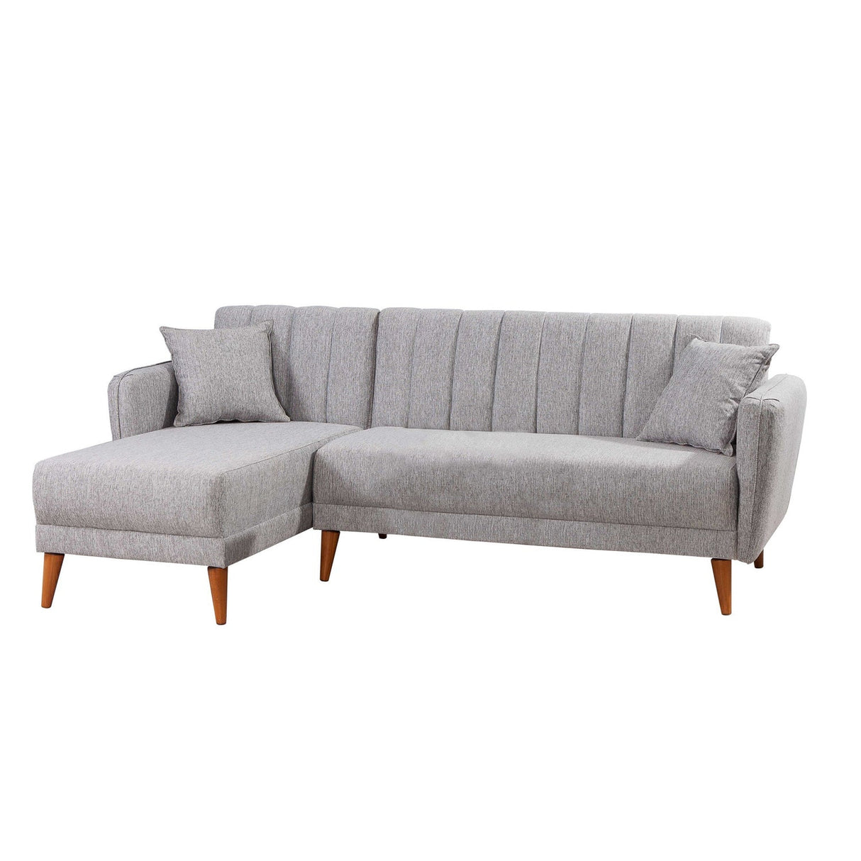 Canapea extensibilă Aqua, Colț, Stânga, Diverse culori, 225x150x85 cm - Gri deschis | SKU: 867UNQ1434 | Canapea extensibilă Aqua, Colț, Stânga, 225x150x85 cm, varianta Gri deschis, produs pentru amenajarea locuinței, disponibil online în România la CasaMob