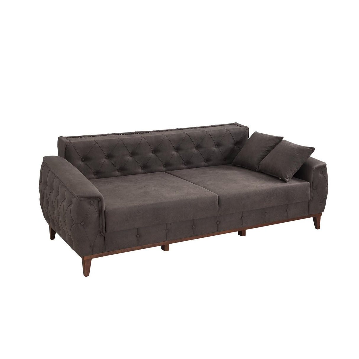 Canapea extensibilă 3 locuri Marta, Diverse culori, 225x94x85 cm - Antracit | SKU: 867UNQ1525 | Canapea extensibilă 3 locuri Marta, 225x94x85 cm, varianta Antracit, produs pentru amenajarea locuinței, disponibil online în România la CasaMob