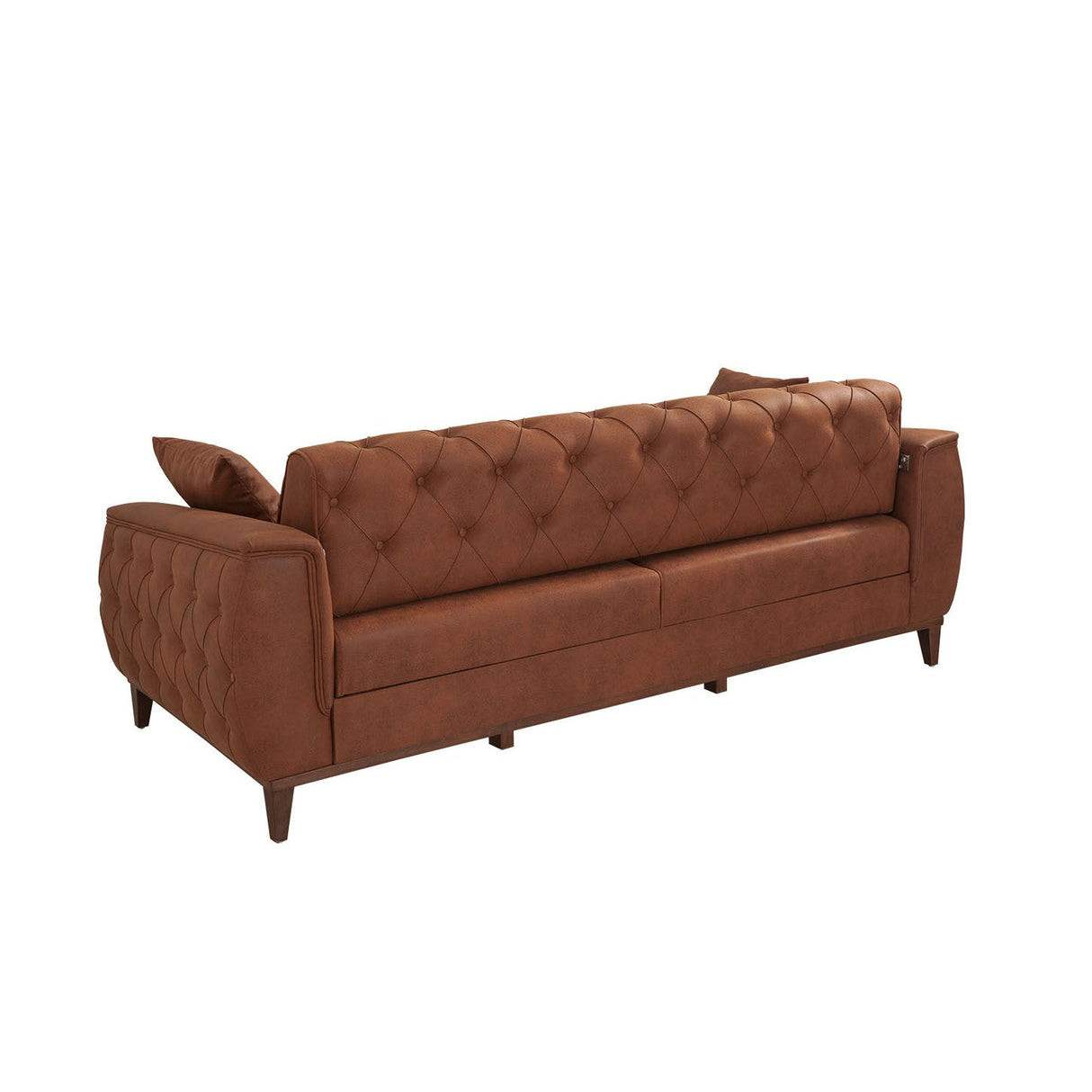 Canapea extensibilă 3 locuri Marta, Diverse culori, 225x94x85 cm - Maro | SKU: 867UNQ1527 | Canapea extensibilă 3 locuri Marta, 225x94x85 cm, varianta Maro, produs pentru amenajarea locuinței, disponibil online în România la CasaMob