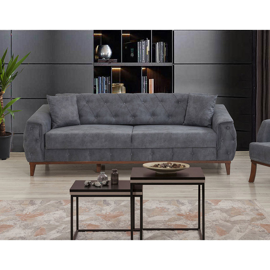 Canapea extensibilă 3 locuri Marta, Diverse culori, 225x94x85 cm - Albastru | SKU: 867UNQ1529 | Canapea extensibilă 3 locuri Marta, 225x94x85 cm, varianta Albastru, produs pentru amenajarea locuinței, disponibil online în România la CasaMob