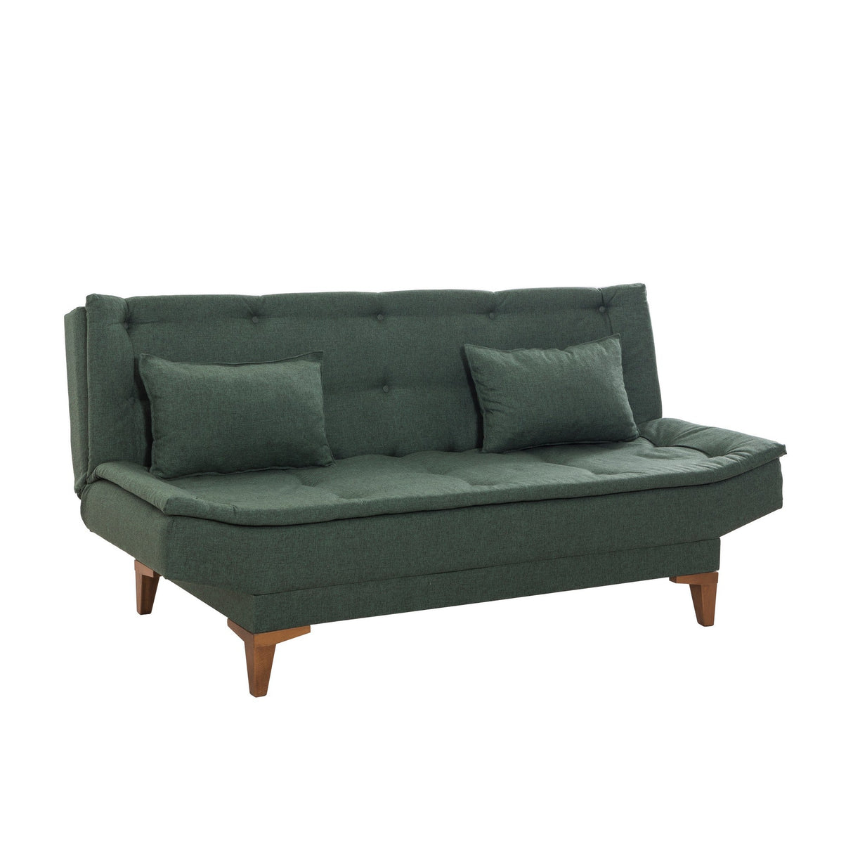 Canapea extensibilă Santo, 3 locuri, Diverse culori, 186x85x90 cm - Verde | SKU: 867UNQ1647 | Canapea extensibilă Santo, 3 locuri, 186x85x90 cm, varianta Verde, produs pentru amenajarea locuinței, disponibil online în România la CasaMob