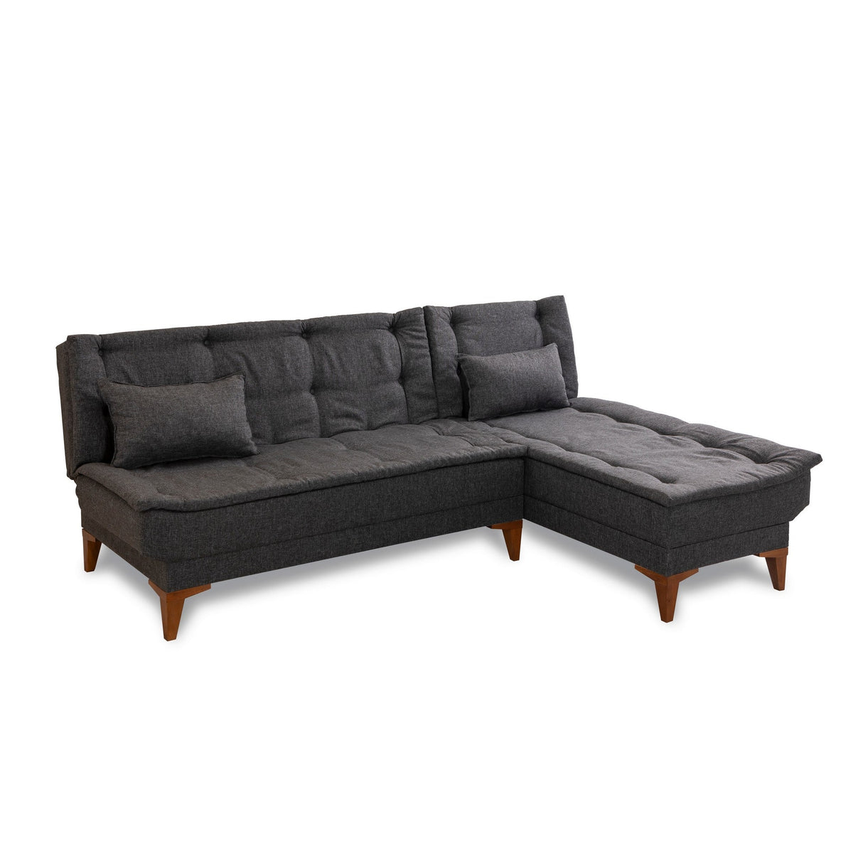 Canapea extensibilă Santo, Diverse culori, 225x85x86 cm - Antracit | SKU: 867UNQ1659 | Canapea extensibilă Santo, 225x85x86 cm, varianta Antracit, produs pentru amenajarea locuinței, disponibil online în România la CasaMob
