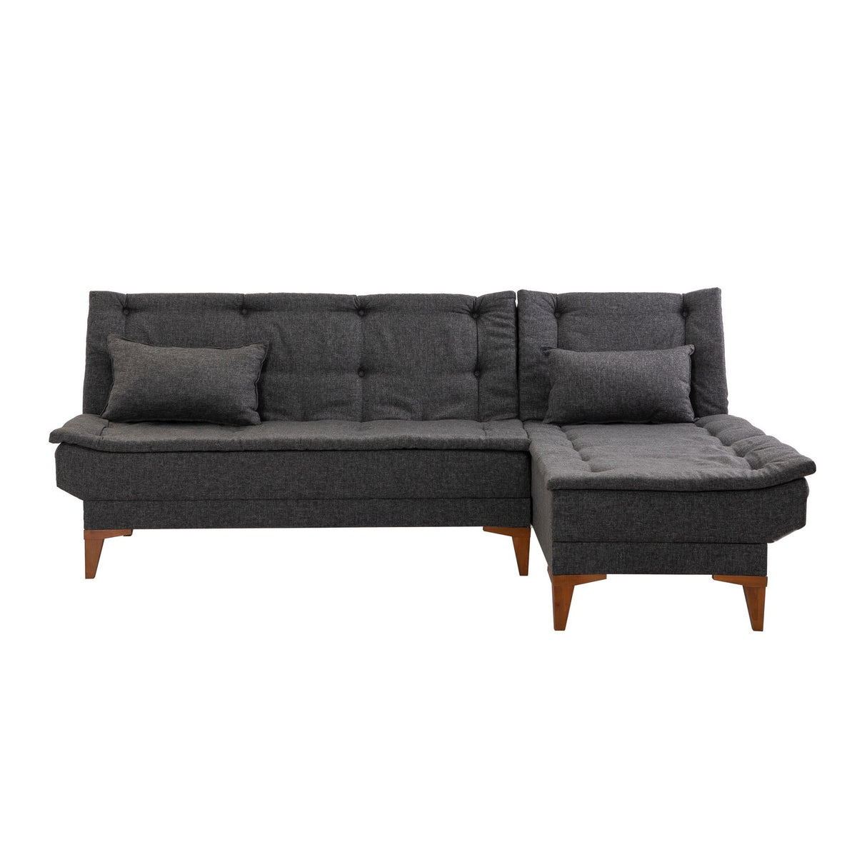 Canapea extensibilă Santo, Diverse culori, 225x85x86 cm - Antracit | SKU: 867UNQ1659 | Canapea extensibilă Santo, 225x85x86 cm, varianta Antracit, produs pentru amenajarea locuinței, disponibil online în România la CasaMob