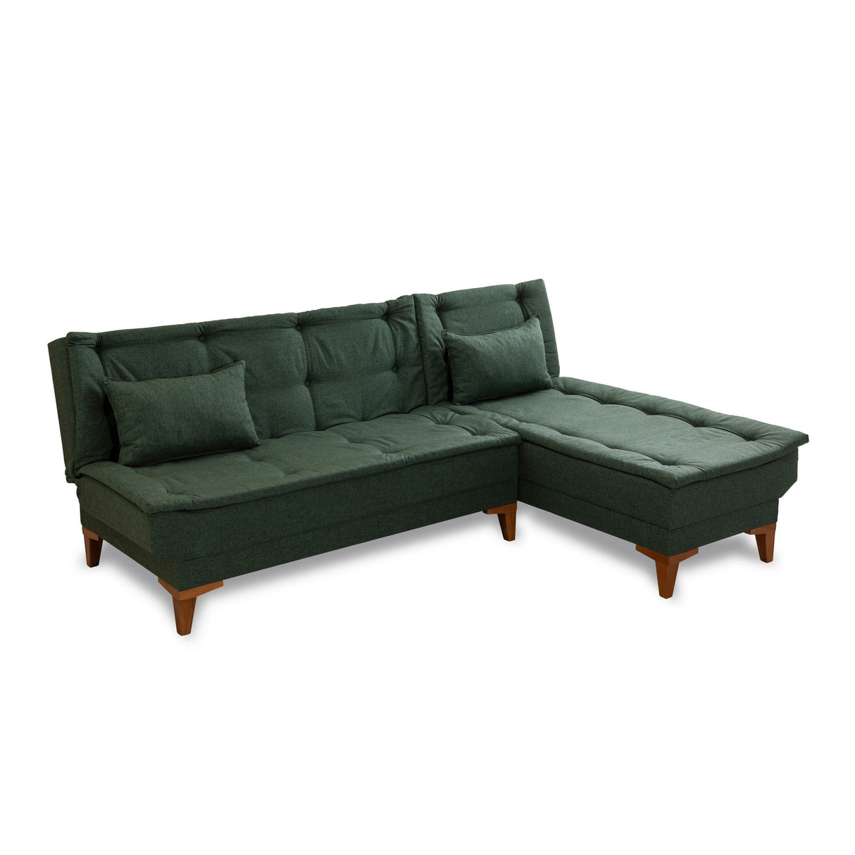 Canapea extensibilă Santo, Diverse culori, 225x85x86 cm - Verde | SKU: 867UNQ1661 | Canapea extensibilă Santo, 225x85x86 cm, varianta Verde, produs pentru amenajarea locuinței, disponibil online în România la CasaMob