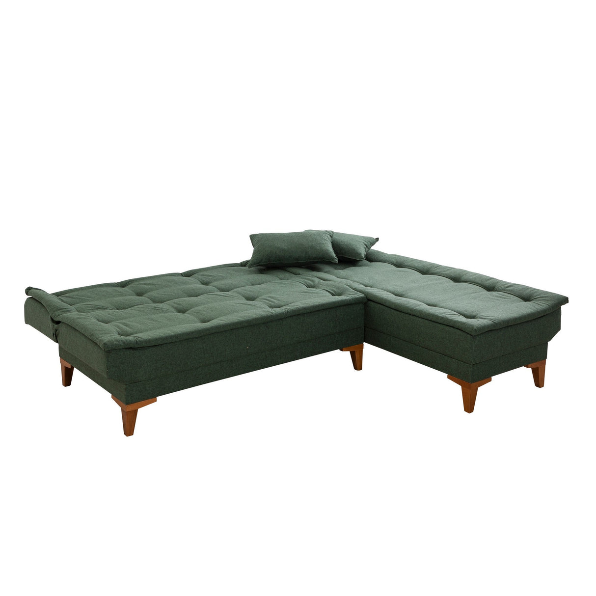 Canapea extensibilă Santo, Diverse culori, 225x85x86 cm - Verde | SKU: 867UNQ1661 | Canapea extensibilă Santo, 225x85x86 cm, varianta Verde, produs pentru amenajarea locuinței, disponibil online în România la CasaMob