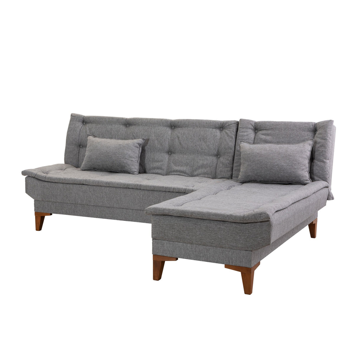 Canapea extensibilă Santo, Diverse culori, 225x85x86 cm - Gri deschis | SKU: 867UNQ1662 | Canapea extensibilă Santo, 225x85x86 cm, varianta Gri deschis, produs pentru amenajarea locuinței, disponibil online în România la CasaMob