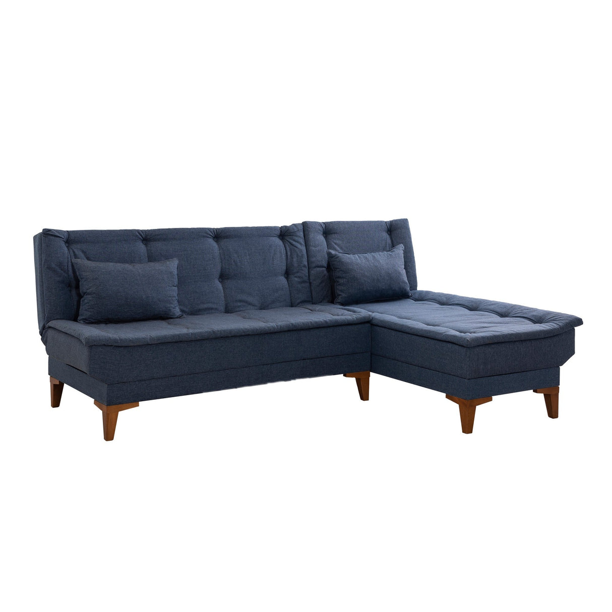 Canapea extensibilă Santo, Diverse culori, 225x85x86 cm - Albastru închis | SKU: 867UNQ1664 | Canapea extensibilă Santo, 225x85x86 cm, varianta Albastru închis, produs pentru amenajarea locuinței, disponibil online în România la CasaMob