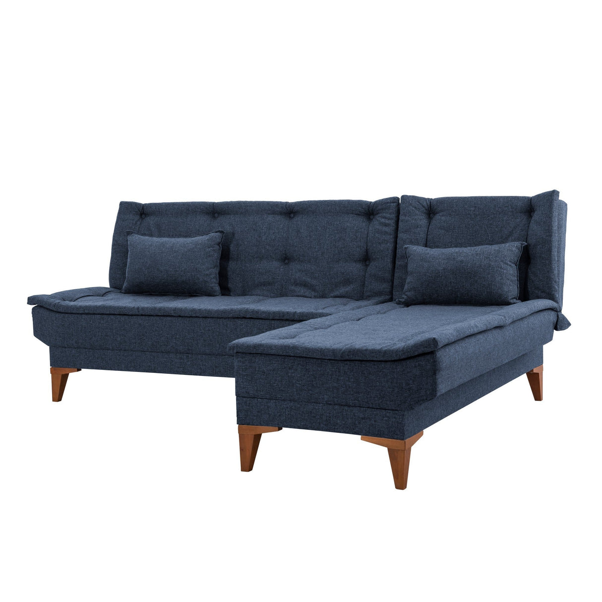 Canapea extensibilă Santo, Diverse culori, 225x85x86 cm - Albastru închis | SKU: 867UNQ1664 | Canapea extensibilă Santo, 225x85x86 cm, varianta Albastru închis, produs pentru amenajarea locuinței, disponibil online în România la CasaMob