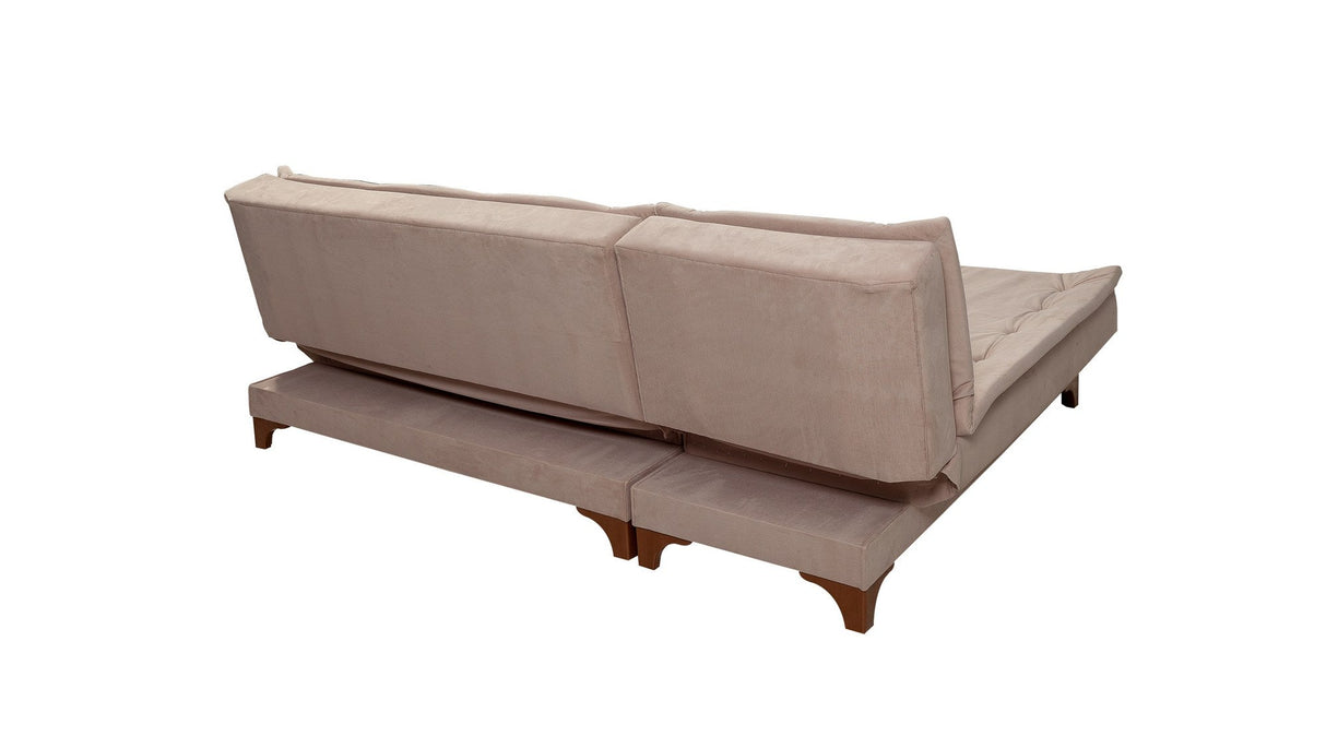 Canapea extensibilă de colț Kelebek Stânga, Diverse culori, 225x160x86 cm - Gri deschis | SKU: 867UNQ1923 | Canapea extensibilă de colț Kelebek Stânga, 225x160x86 cm, varianta Gri deschis, produs pentru amenajarea locuinței, disponibil online în România la CasaMob