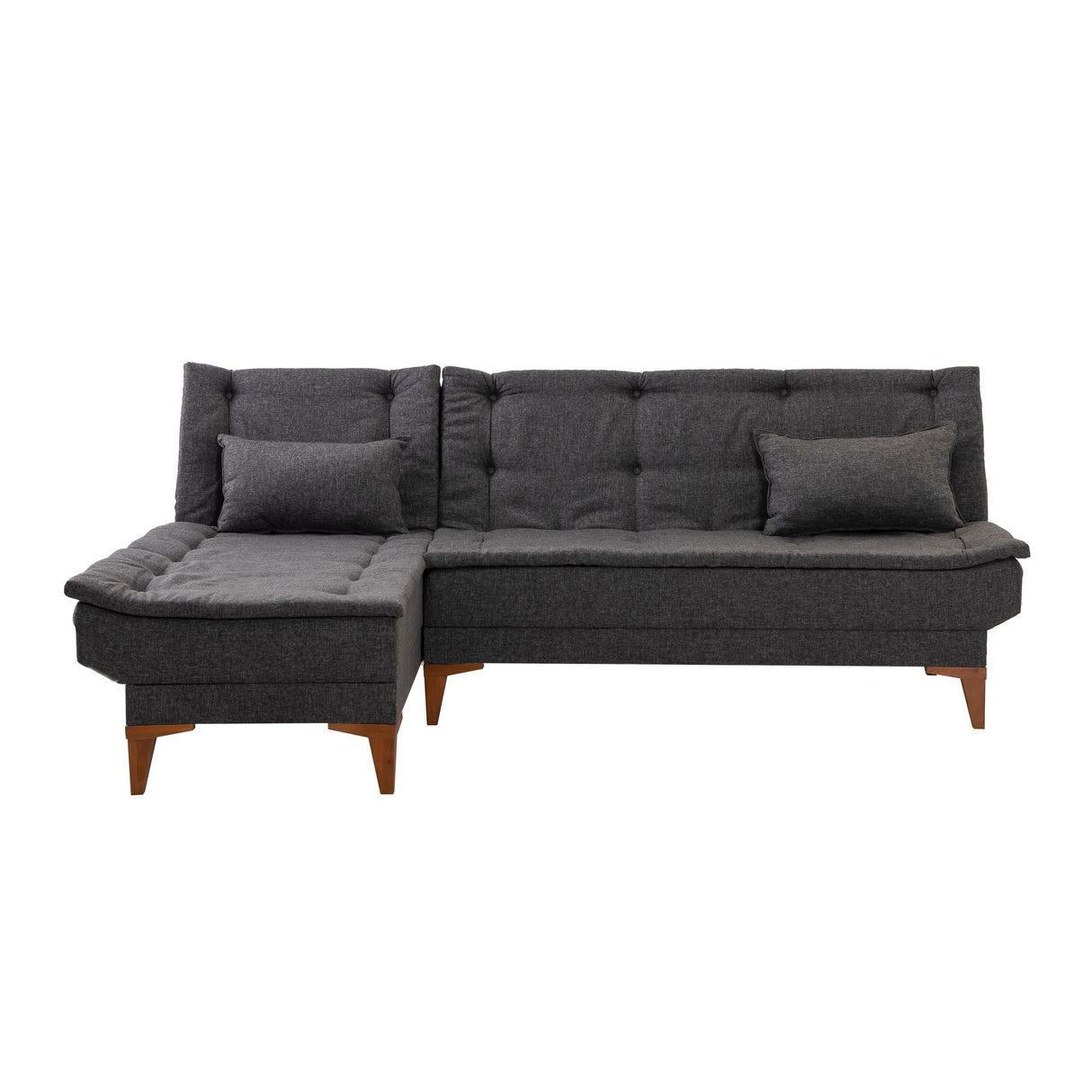 Canapea extensibilă Santo, Colț, Stânga, Diverse culori, 225x85x86 cm - Antracit | SKU: 867UNQ1924 | Canapea extensibilă Santo, Colț, Stânga, 225x85x86 cm, varianta Antracit, produs pentru amenajarea locuinței, disponibil online în România la CasaMob