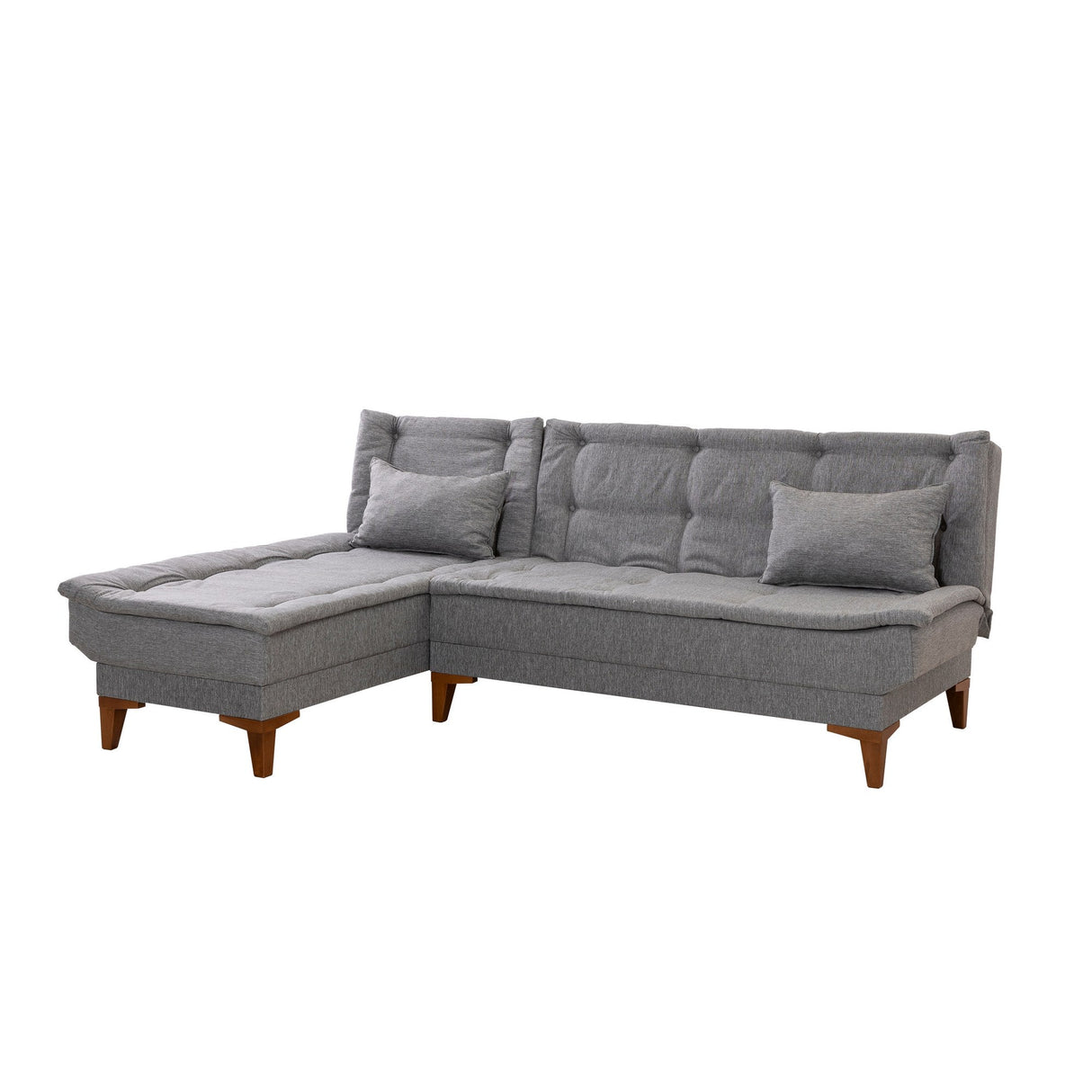 Canapea extensibilă Santo, Colț, Stânga, Diverse culori, 225x85x86 cm - Gri deschis | SKU: 867UNQ1927 | Canapea extensibilă Santo, Colț, Stânga, 225x85x86 cm, varianta Gri deschis, produs pentru amenajarea locuinței, disponibil online în România la CasaMob