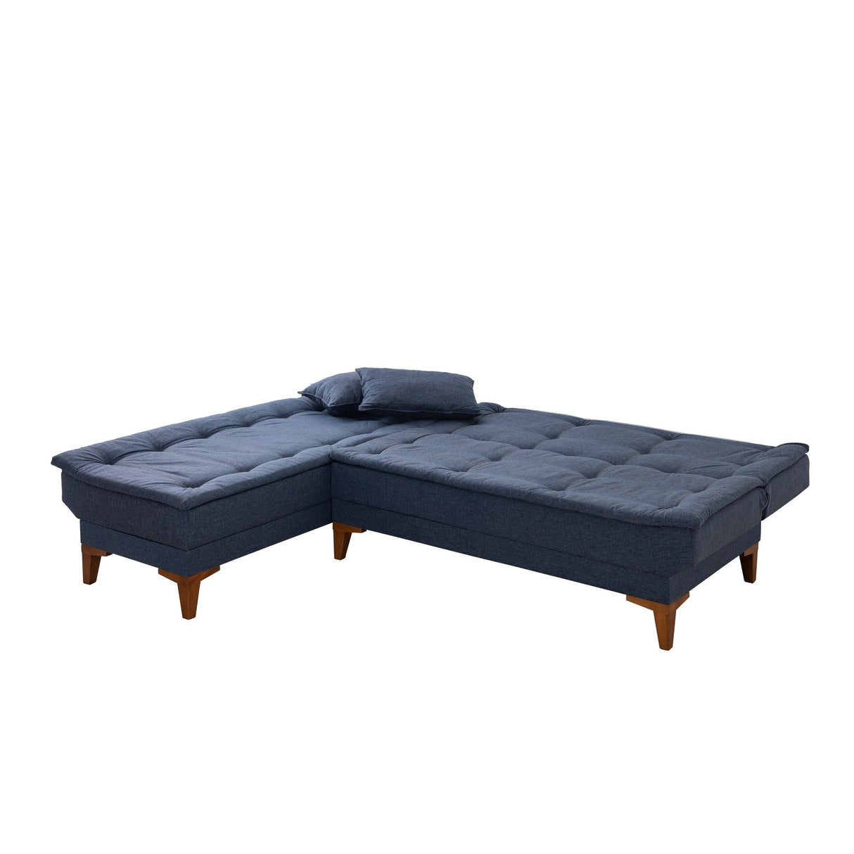 Canapea extensibilă Santo, Colț, Stânga, Diverse culori, 225x85x86 cm - Albastru închis | SKU: 867UNQ1929 | Canapea extensibilă Santo, Colț, Stânga, 225x85x86 cm, varianta Albastru închis, produs pentru amenajarea locuinței, disponibil online în România la CasaMob