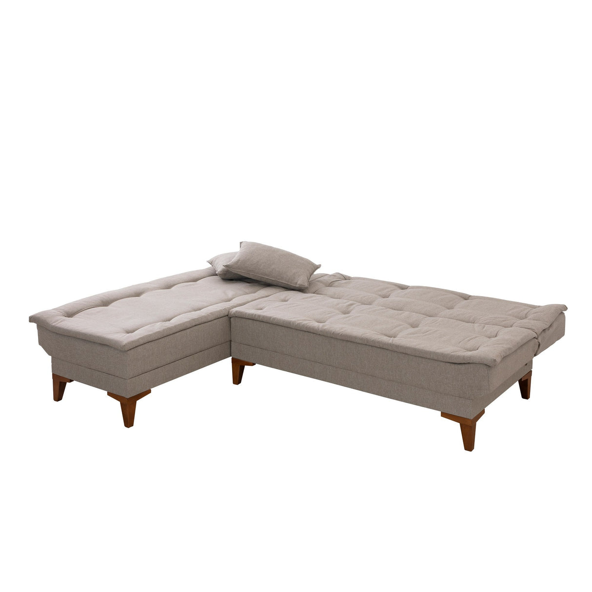 Canapea extensibilă Santo, Colț, Stânga, Diverse culori, 225x85x86 cm - Crem | SKU: 867UNQ1930 | Canapea extensibilă Santo, Colț, Stânga, 225x85x86 cm, varianta Crem, produs pentru amenajarea locuinței, disponibil online în România la CasaMob