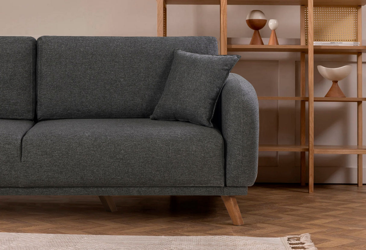 Canapea extensibilă Hera, 3 locuri, Diverse culori, 237x98x90 cm - Antracit | SKU: 867UNQ1947 | Canapea extensibilă Hera, 3 locuri, 237x98x90 cm, varianta Antracit, produs pentru amenajarea locuinței, disponibil online în România la CasaMob