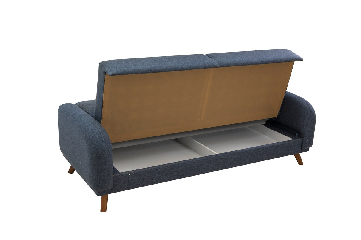 Canapea extensibilă Hera, 3 locuri, Diverse culori, 237x98x90 cm - Albastru închis | SKU: 867UNQ1950 | Canapea extensibilă Hera, 3 locuri, 237x98x90 cm, varianta Albastru închis, produs pentru amenajarea locuinței, disponibil online în România la CasaMob