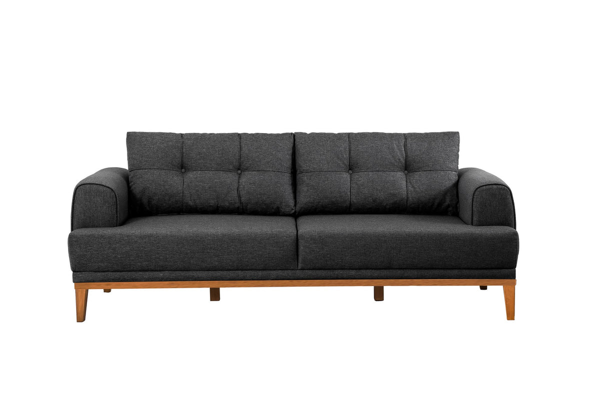 Canapea fixă 3 locuri Vina 3, Diverse culori, 223x94x82 cm - Antracit - Pin atlantic | SKU: 867UNQ2204 | Canapea fixă 3 locuri Vina 3, 223x94x82 cm, varianta Antracit - Pin atlantic, produs pentru amenajarea locuinței, disponibil online în România la CasaMob