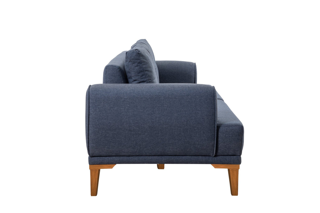 Canapea fixă 3 locuri Vina 3, Diverse culori, 223x94x82 cm - Albastru închis - Pin atlantic | SKU: 867UNQ2206 | Canapea fixă 3 locuri Vina 3, 223x94x82 cm, varianta Albastru închis - Pin atlantic, produs pentru amenajarea locuinței, disponibil online în România la CasaMob
