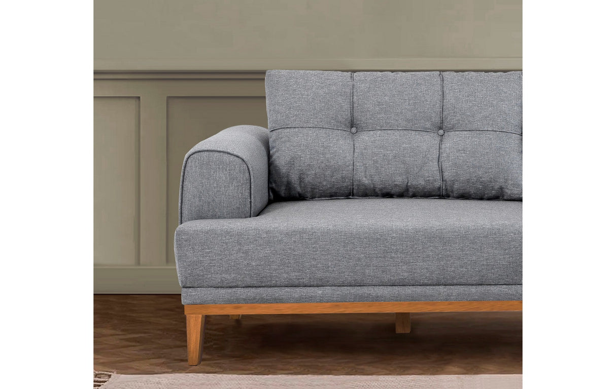 Canapea fixă 3 locuri Vina 3, Diverse culori, 223x94x82 cm - Gri - Pin atlantic | SKU: 867UNQ2211 | Canapea fixă 3 locuri Vina 3, 223x94x82 cm, varianta Gri - Pin atlantic, produs pentru amenajarea locuinței, disponibil online în România la CasaMob