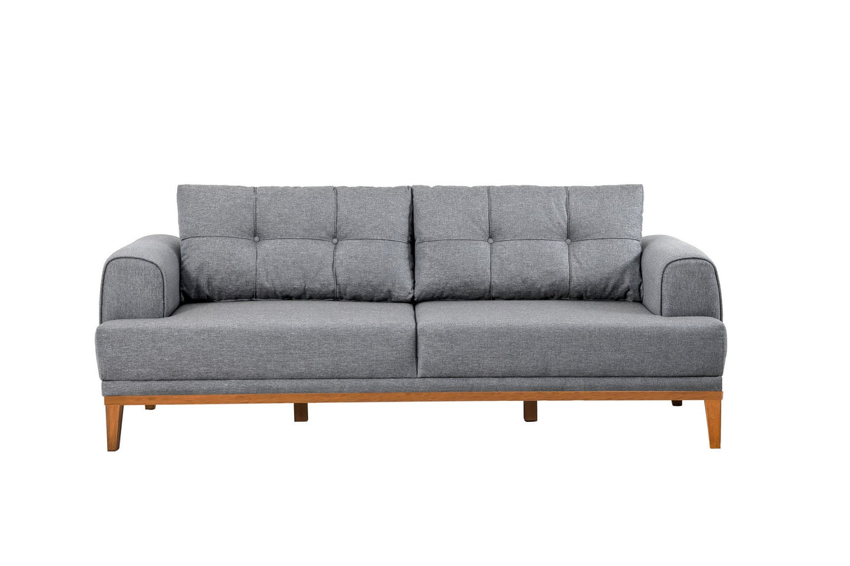Canapea fixă 3 locuri Vina 3, Diverse culori, 223x94x82 cm - Gri - Pin atlantic | SKU: 867UNQ2211 | Canapea fixă 3 locuri Vina 3, 223x94x82 cm, varianta Gri - Pin atlantic, produs pentru amenajarea locuinței, disponibil online în România la CasaMob