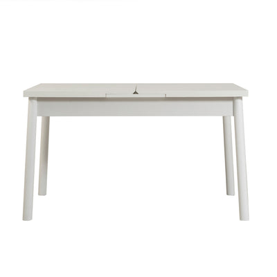 Masă extensibilă cu scaune 6 bucăți Santiago White Antracite, Alb - Antracit, 120x75x77 cm, SKU 869VEL5264, imagine 3
