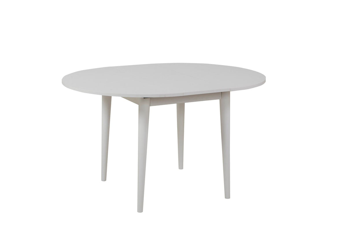 Masă dining extensibilă Vina 139, Alb, 100x100x75 cm