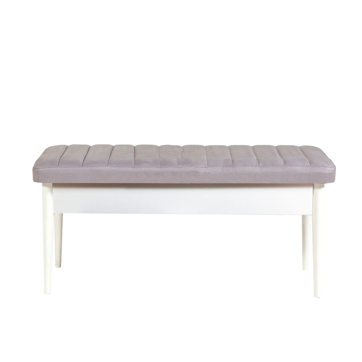 Masă extensibilă cu scaune 5 bucăți Vina White Soho Grey, Alb - Soho, 130x80x77 cm