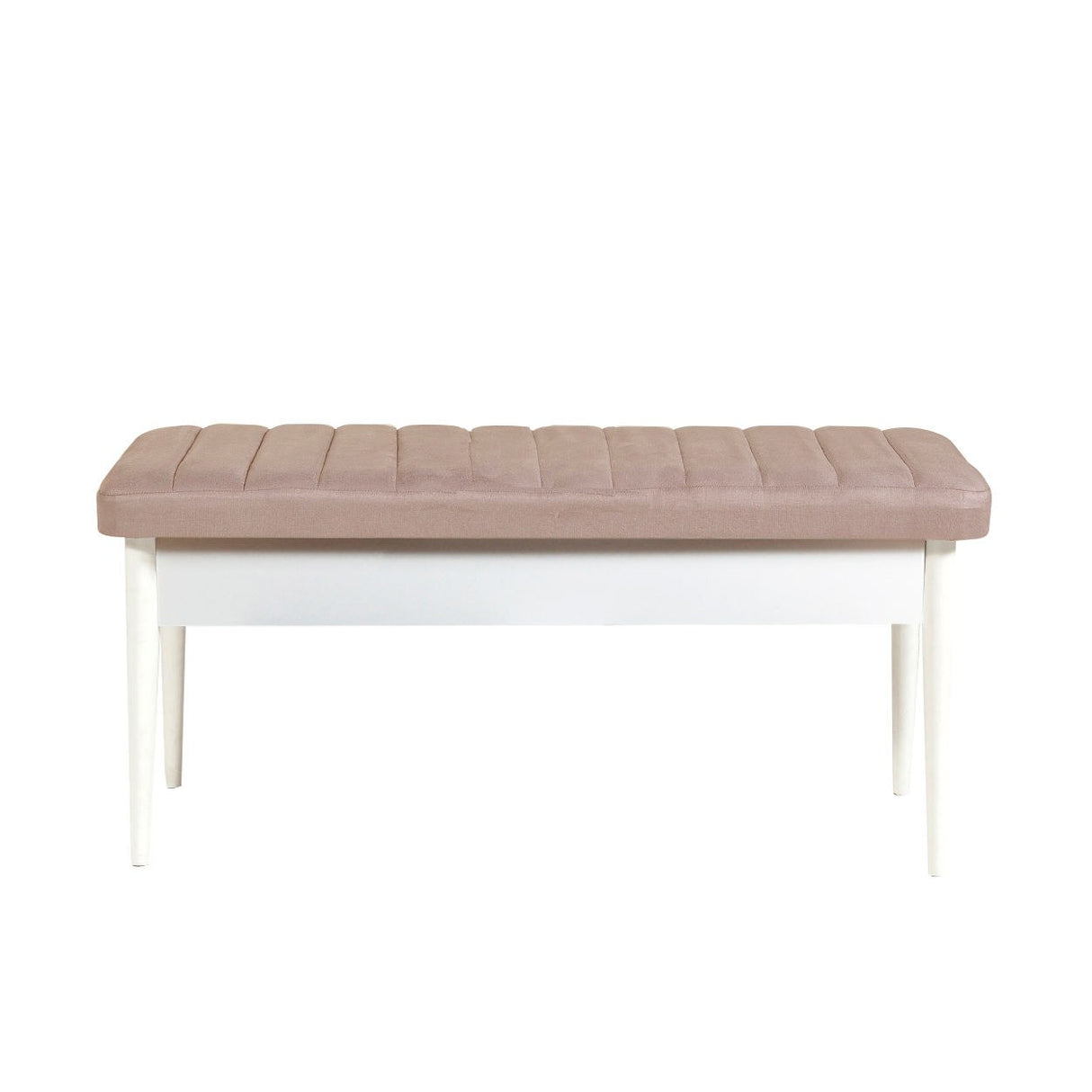 Masă extensibilă cu scaune 5 bucăți Vina White Stone, Alb - Stone, 130x80x77 cm