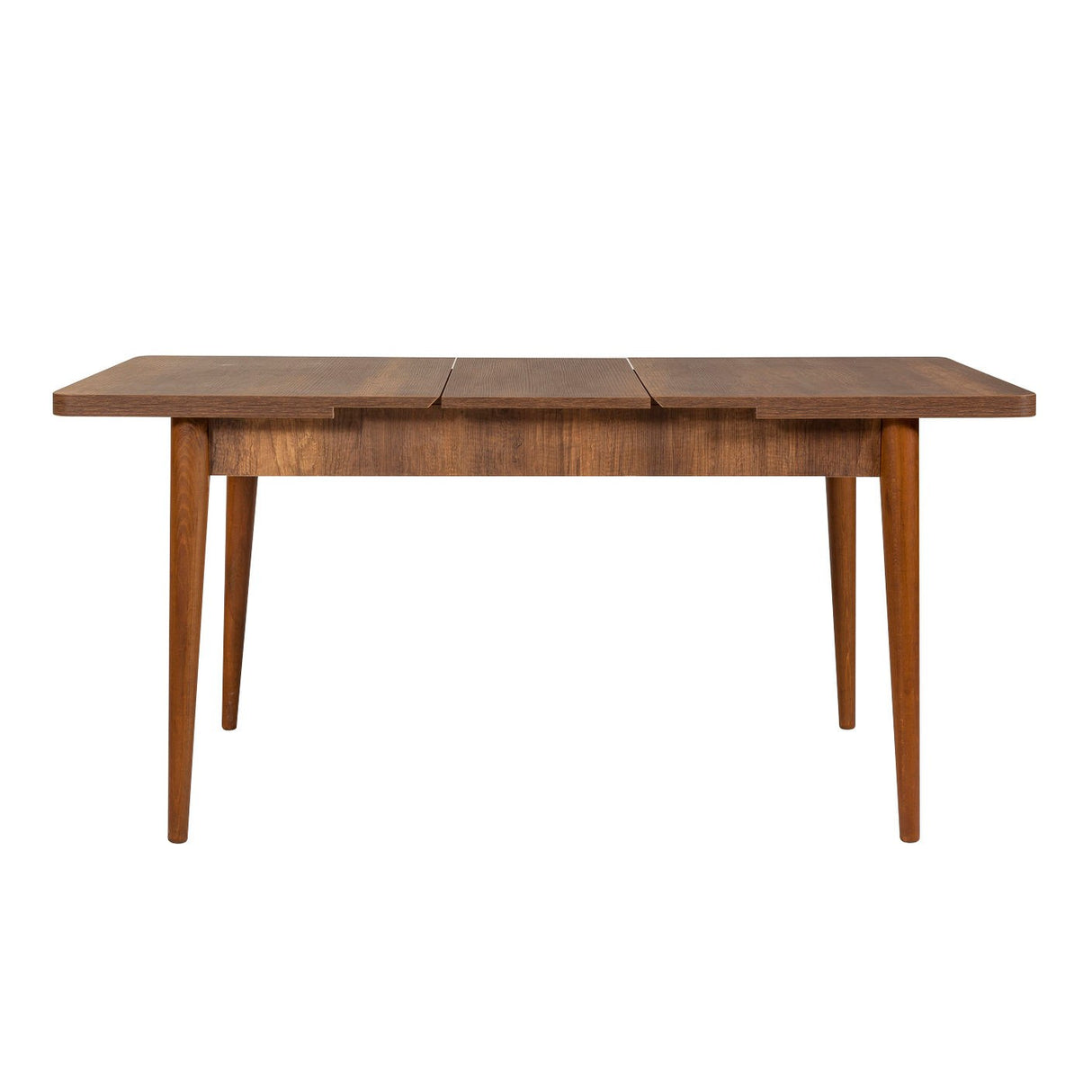 Masă extensibilă cu scaune 5 bucăți Vina Walnut Stone, Nuc - Stone, 130x80x77 cm