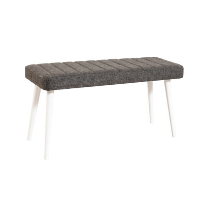 Masă extensibilă cu scaune 6 bucăți Santiago White Antracite, Alb - Antracit, 120x75x77 cm, SKU 869VEL5264, imagine 10