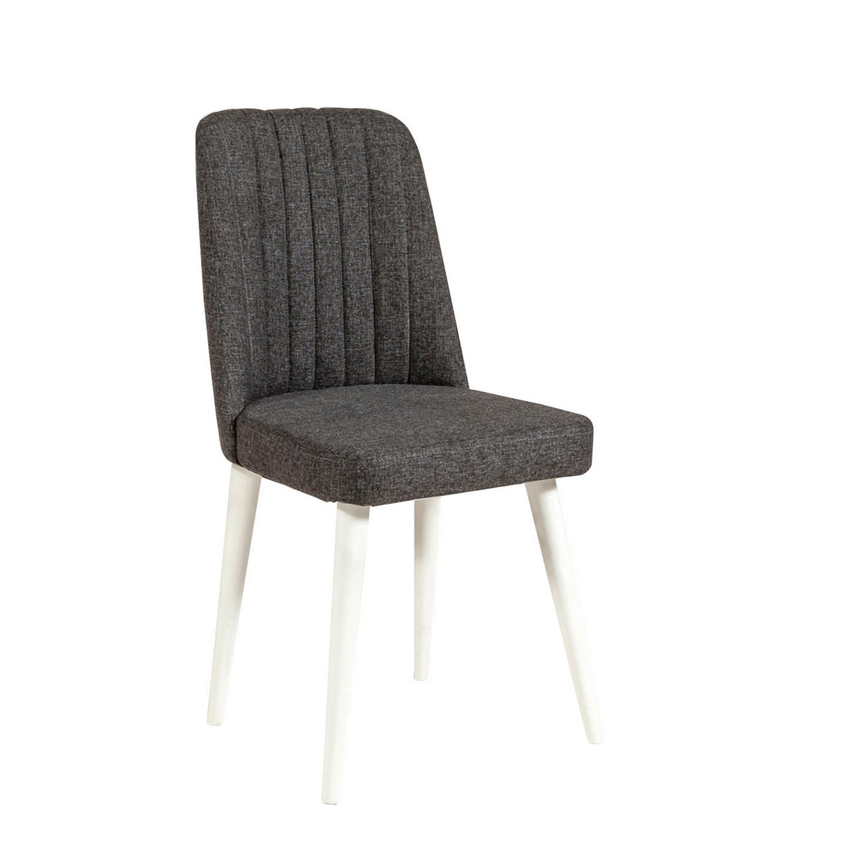 Scaun Stormi Sandalye Wht-Ant., Alb - Antracit, 47x46x89 cm