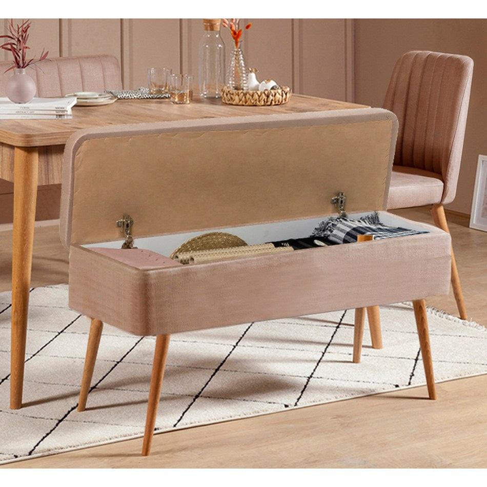 Masă extensibilă cu scaune 4 bucăți Vina 0900 - 3, Diverse culori, 129x80x75 cm - Pin atlantic - Piatră | SKU: 869VEL5321 | Masă extensibilă cu scaune 4 bucăți Vina 0900 - 3, 129x80x75 cm, varianta Pin atlantic - Piatră, produs pentru amenajarea locuinței, disponibil online în România la CasaMob
