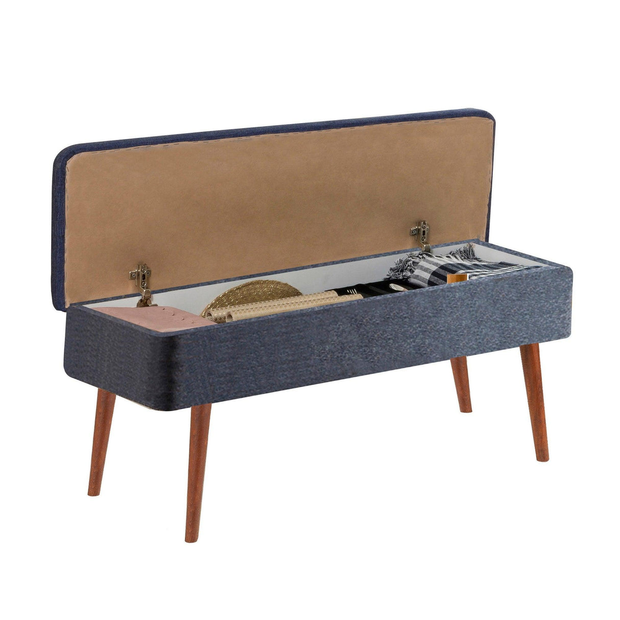 Masă extensibilă cu scaune 4 bucăți Vina 1048 - 3, Diverse culori, 129x80x75 cm - Nuc - Albastru închis | SKU: 869VEL5323 | Masă extensibilă cu scaune 4 bucăți Vina 1048 - 3, 129x80x75 cm, varianta Nuc - Albastru închis, produs pentru amenajarea locuinței, disponibil online în România la CasaMob