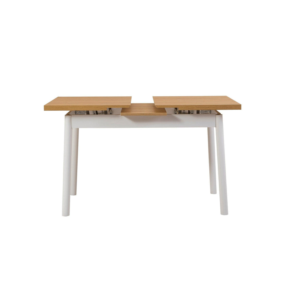 Masă extensibilă cu scaune Oliver Açl.Karina, Diverse culori, Diverse configurații, 120x75x77 cm - Alb - 5 bucăți | SKU: 869VEL8150 | Masă extensibilă cu scaune Oliver Açl.Karina, 120x75x77 cm, varianta Alb - 5 bucăți, produs pentru amenajarea locuinței, disponibil online în România la CasaMob