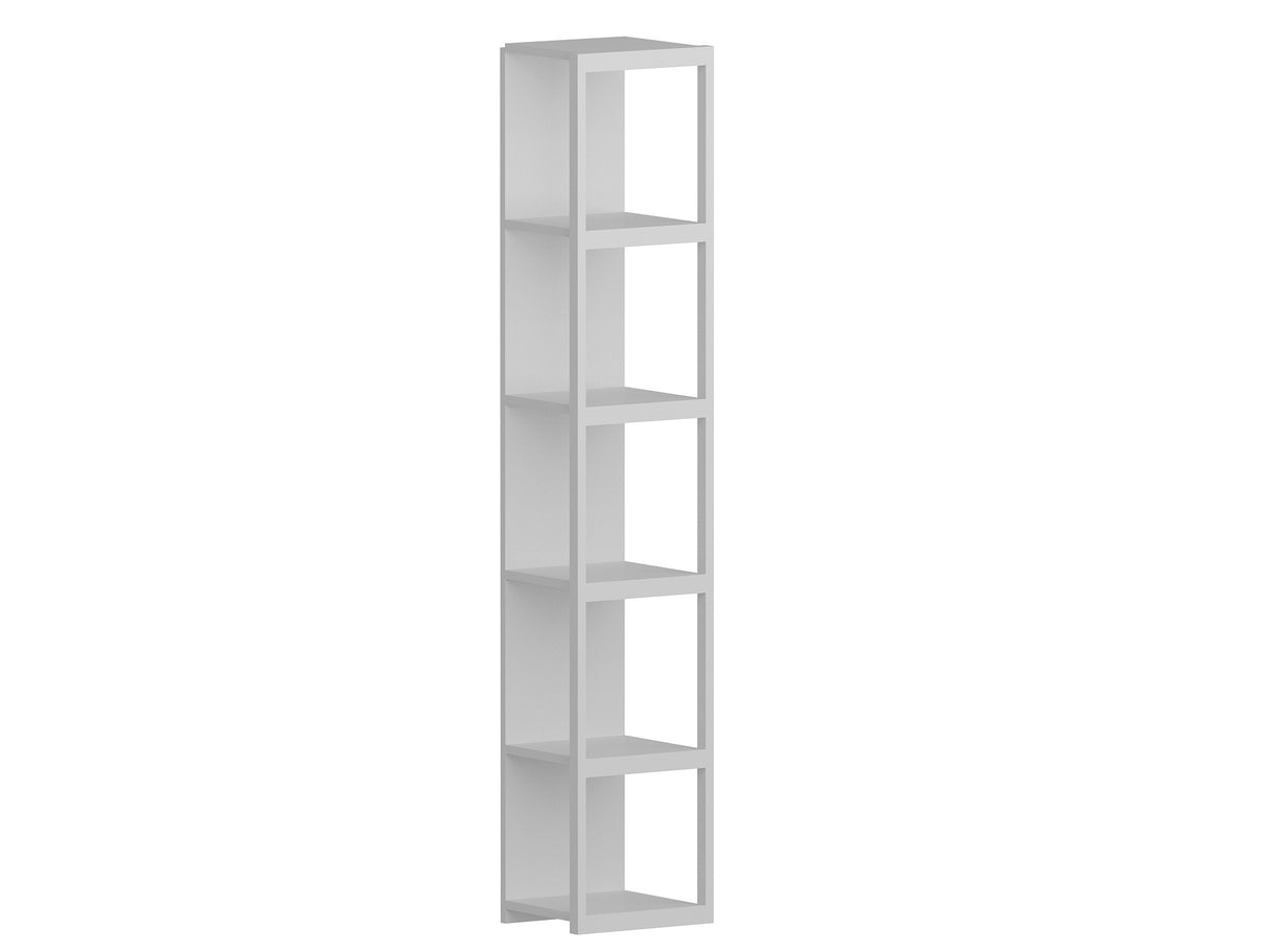 Bibliotecă Texas, Diverse culori, 34x30x180 cm - Alb | SKU: 875ZNA3607 | Bibliotecă Texas, 34x30x180 cm, varianta Alb, produs pentru amenajarea locuinței, disponibil online în România la CasaMob