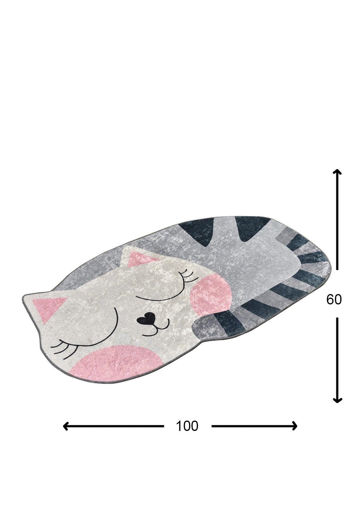 Covor de Copii Pisica Adormita (diverse dimensiuni) - 60 x 100, SKU 876CHL1214