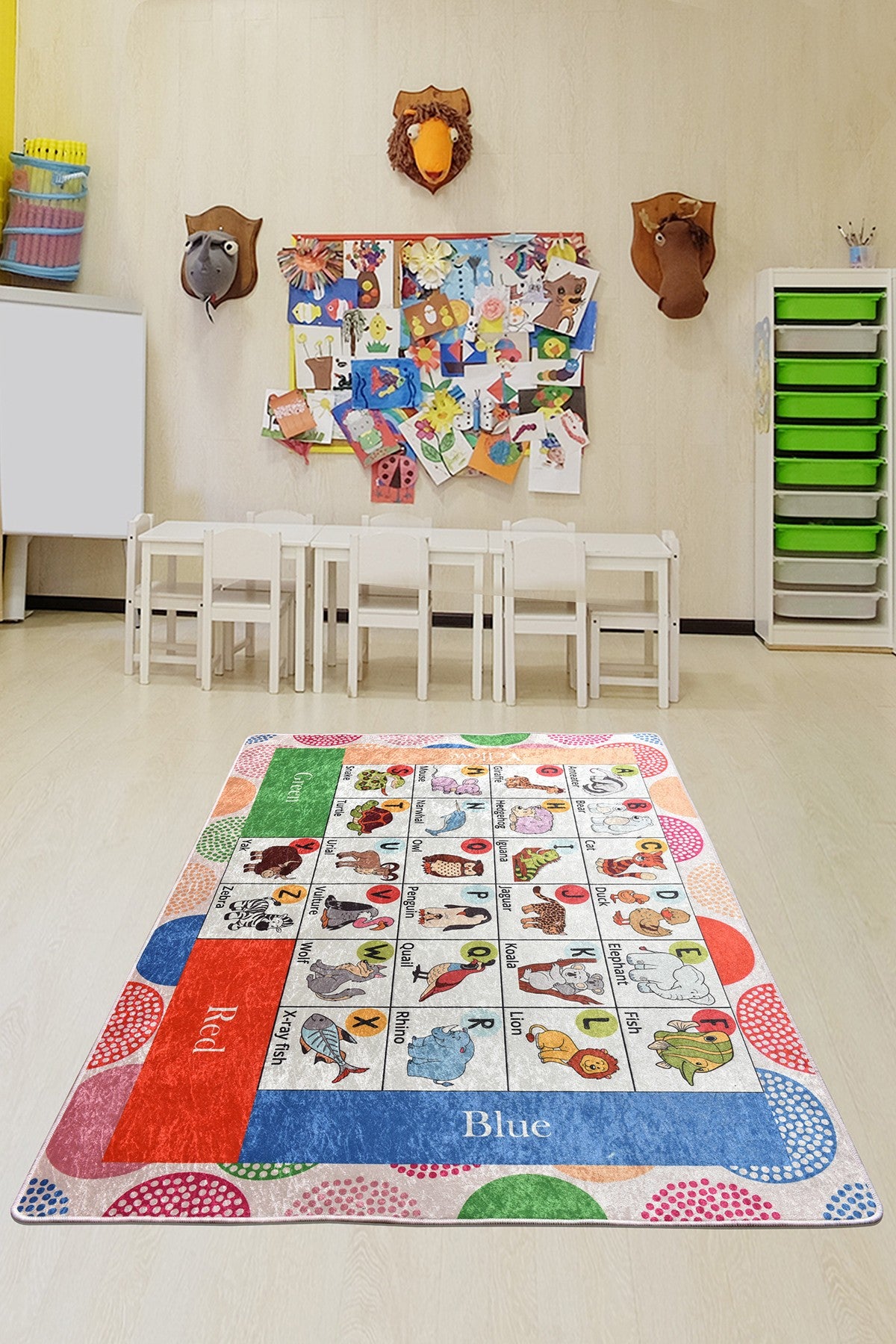 Covor Tiere 100 x 160, Multicolor, 100x160x1 cm