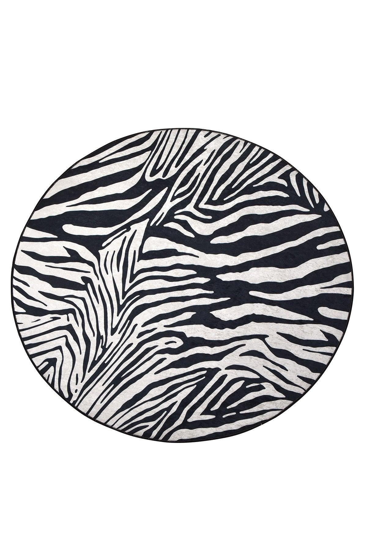 Covor de living / dormitor Zebra, Multicolor - 140 x 140, SKU 882CHL1308