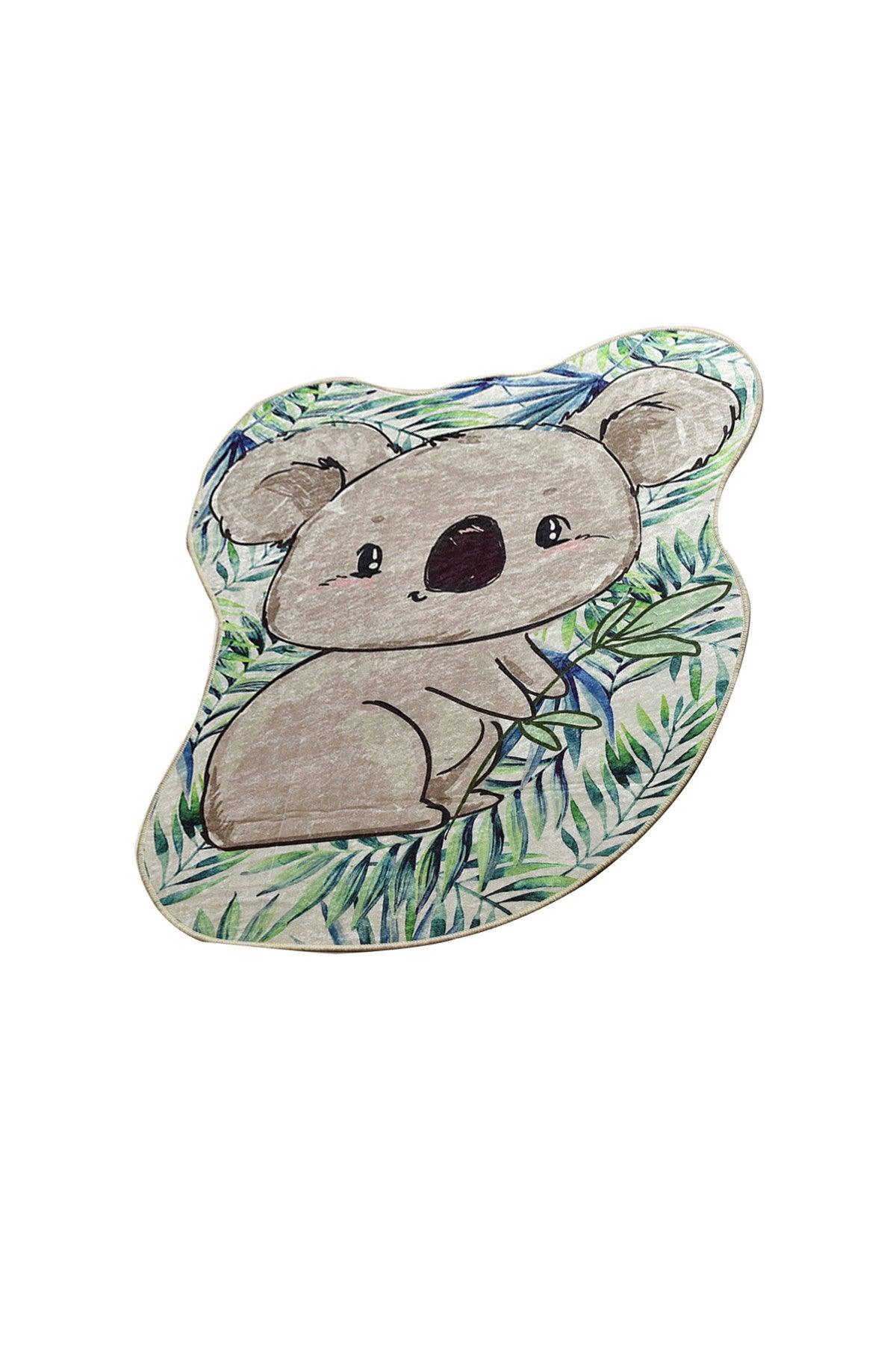 Covor de Copii Koala Shape, Multicolor, 80x100 cm