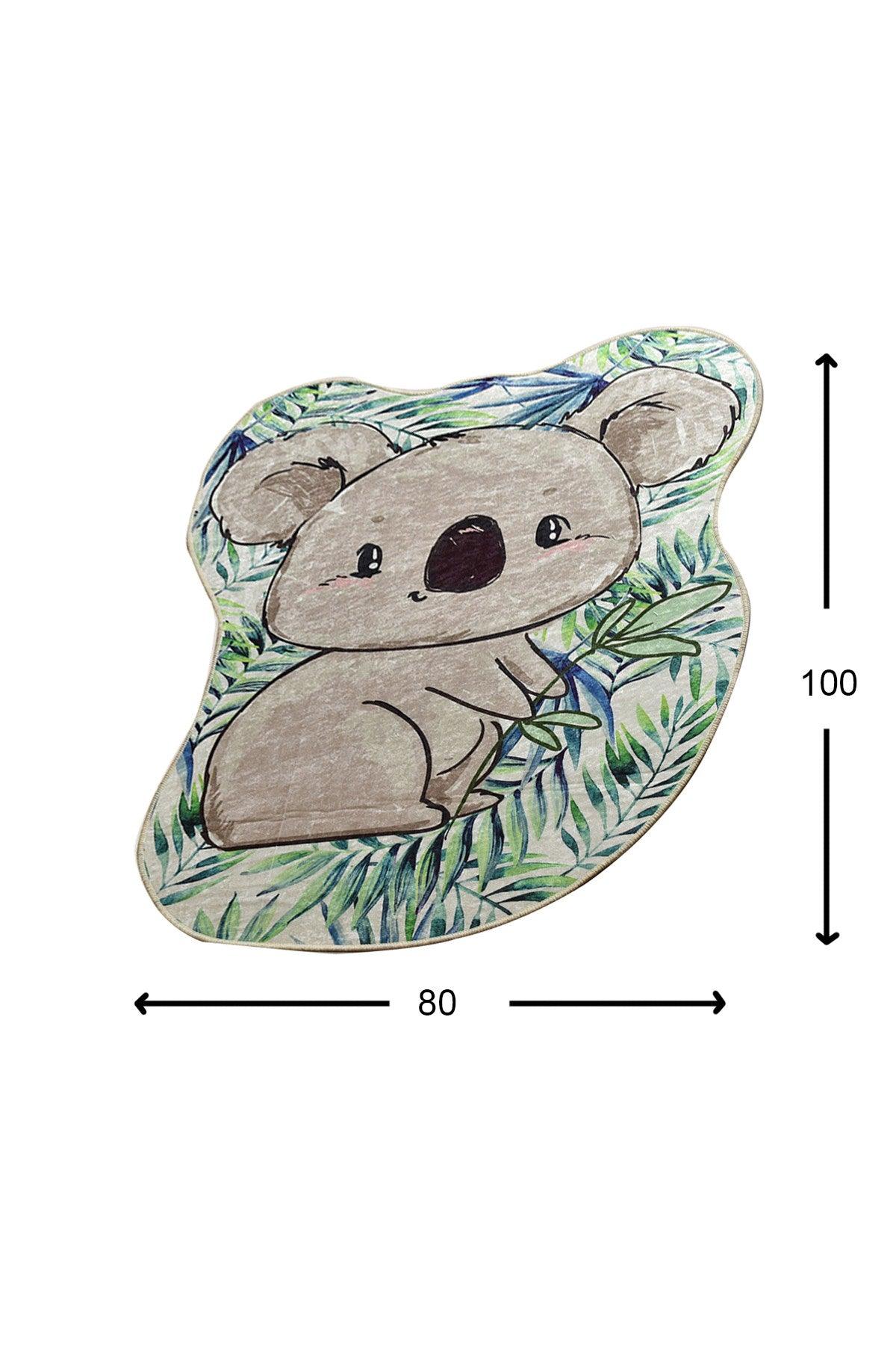Covor de Copii Koala Shape, Multicolor, 80x100 cm