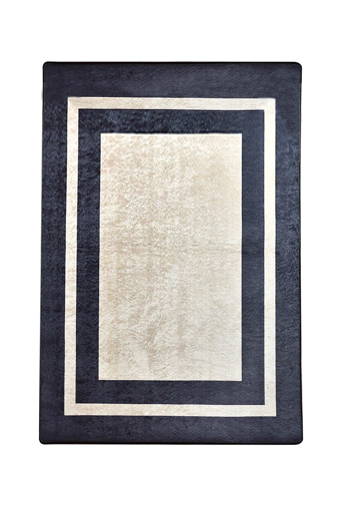 Covor de Hol Black Frame, Lavabil, Antiderapant (diverse dimensiuni) - 120 x 180, SKU 882CHL1953