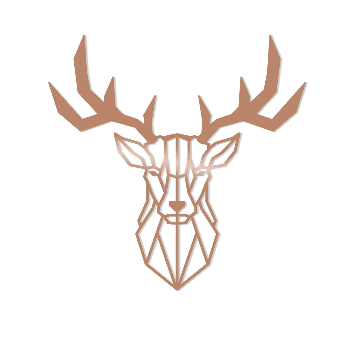 Decorațiune de perete din metal Deer2, Diverse culori, 51x51x0 cm - Copper | SKU: 891TNL1259 | Decorațiune de perete din metal Deer2, 51x51x0 cm, varianta Copper, produs pentru amenajarea locuinței, disponibil online în România la CasaMob