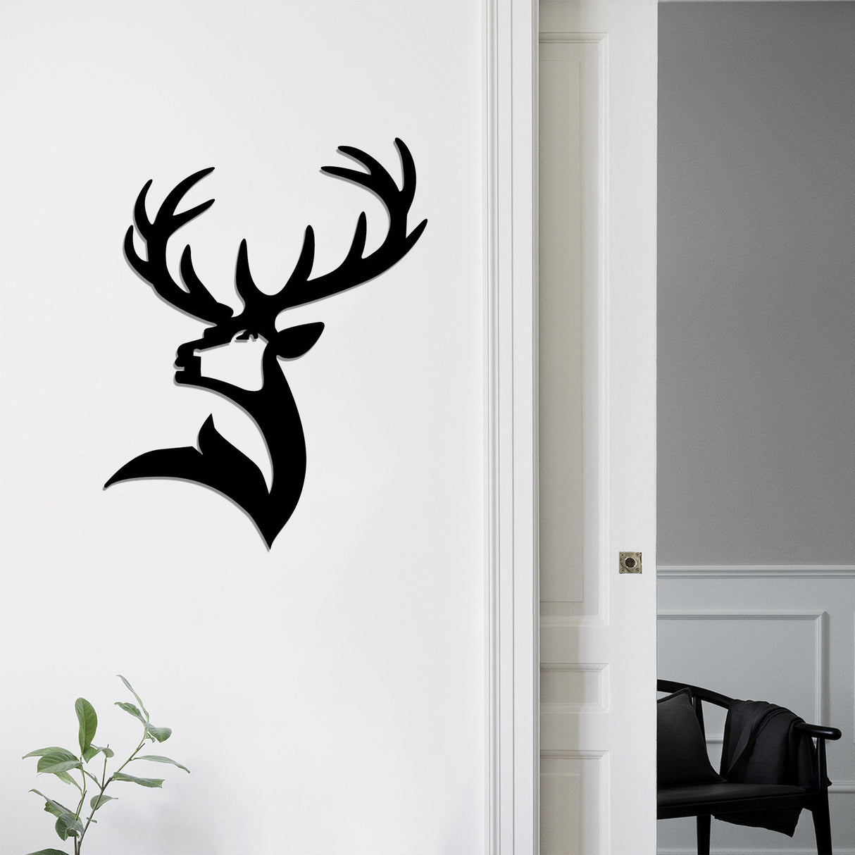 Decorațiune de perete din metal Dear2, Diverse culori, 38x53x0 cm - Negru | SKU: 891TNL1412 | Decorațiune de perete din metal Dear2, 38x53x0 cm, varianta Negru, produs pentru amenajarea locuinței, disponibil online în România la CasaMob