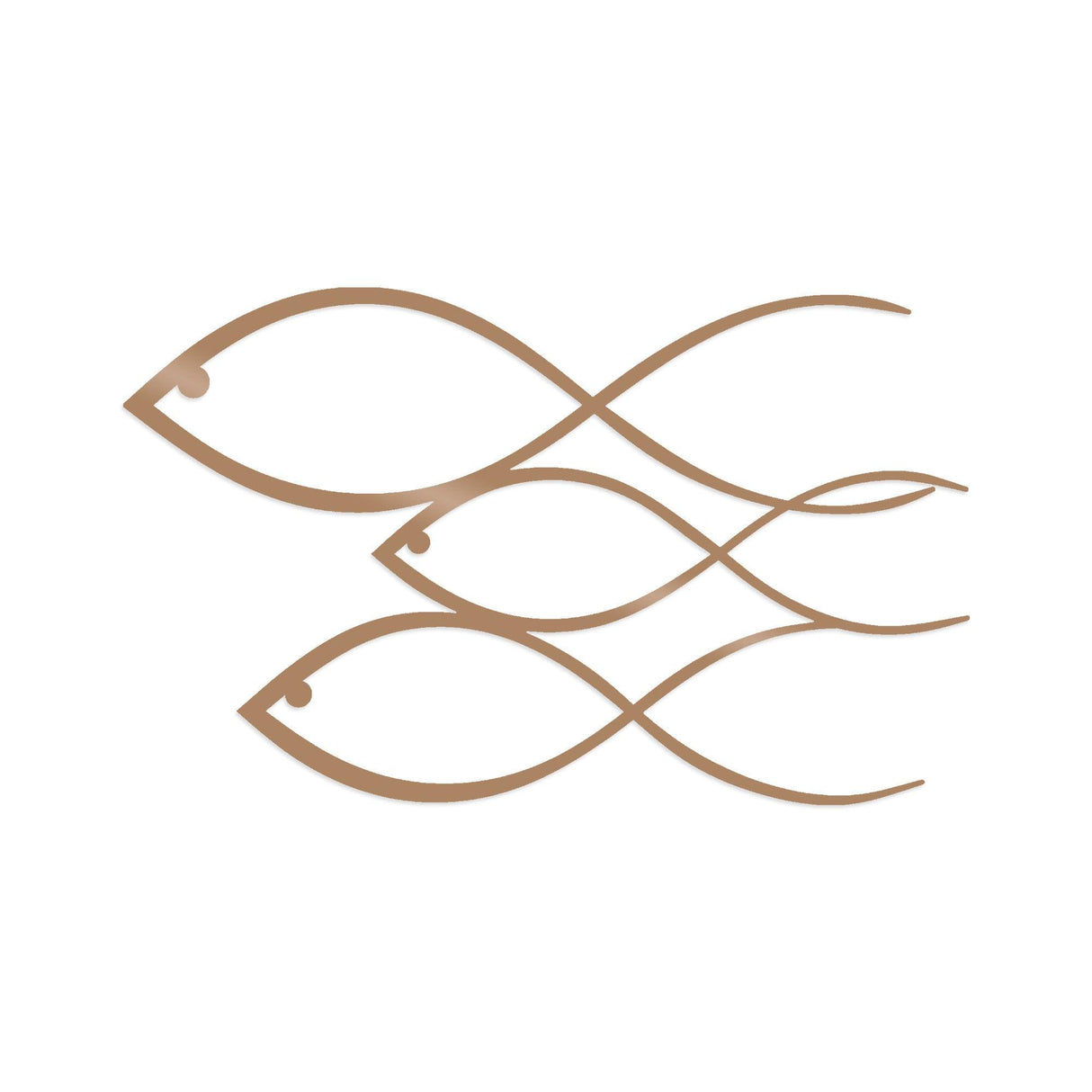 Decorațiune de perete din metal Fish, Diverse culori, 50x30x0 cm - Copper | SKU: 891TNL1438 | Decorațiune de perete din metal Fish, 50x30x0 cm, varianta Copper, produs pentru amenajarea locuinței, disponibil online în România la CasaMob