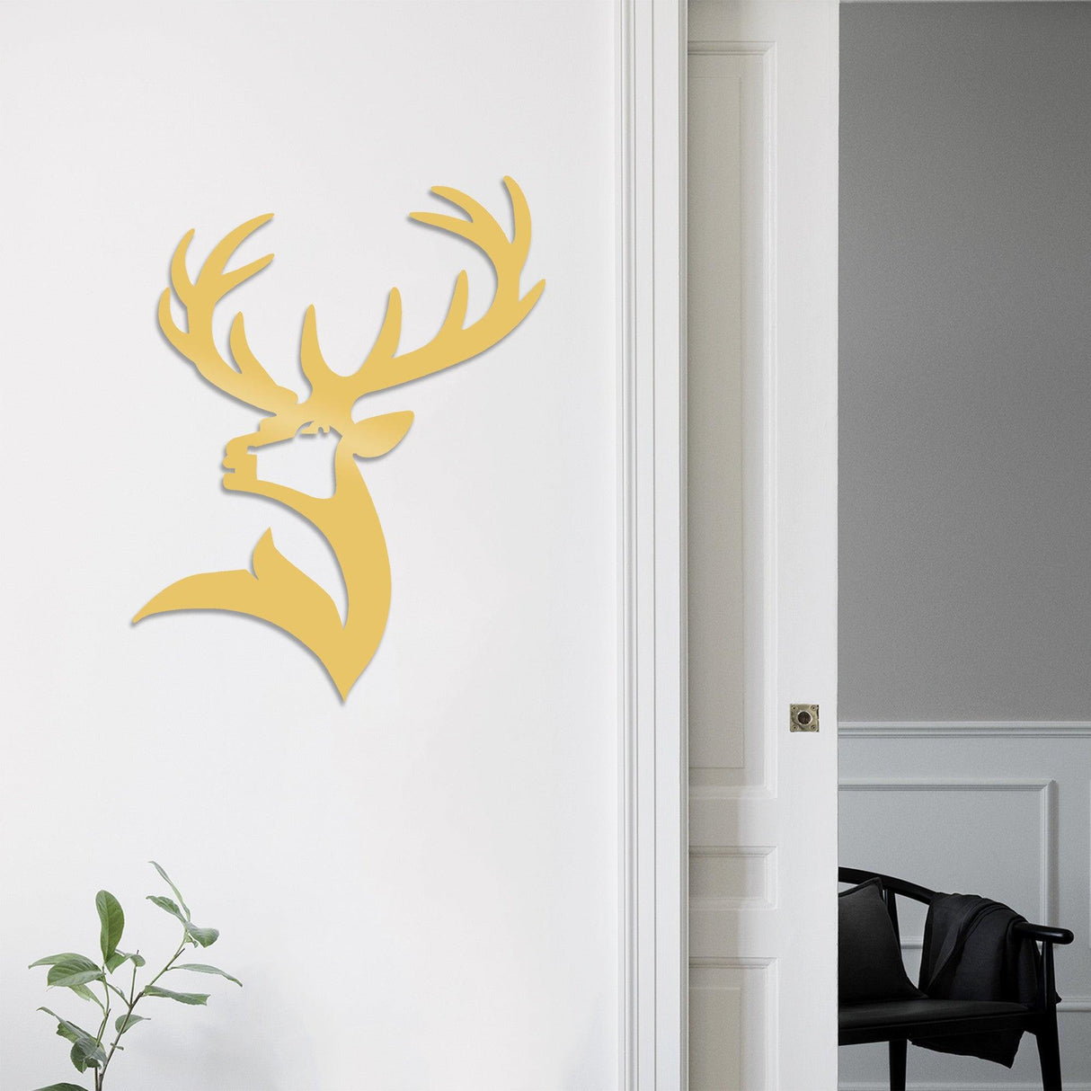 Decorațiune de perete din metal Dear2, Diverse culori, 38x53x0 cm - Auriu | SKU: 891TNL1555 | Decorațiune de perete din metal Dear2, 38x53x0 cm, varianta Auriu, produs pentru amenajarea locuinței, disponibil online în România la CasaMob