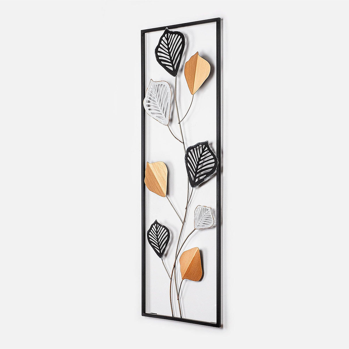 Decoratiune de perete Metal Crabtree, Multicolor, 90x1x32 cm