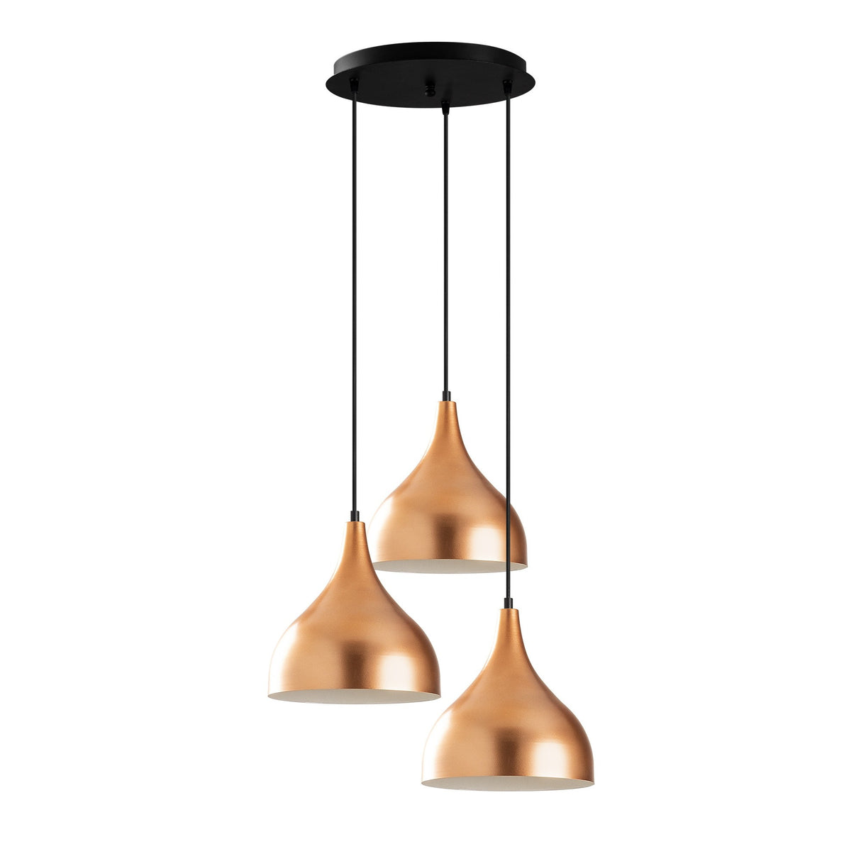 Lustră Sağlam - 3780, Copper - Negru, Ø26x122 cm