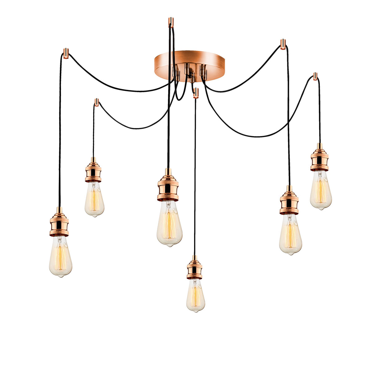 Lustră Kabluni - MR - 914, Copper, Ø126x102 cm